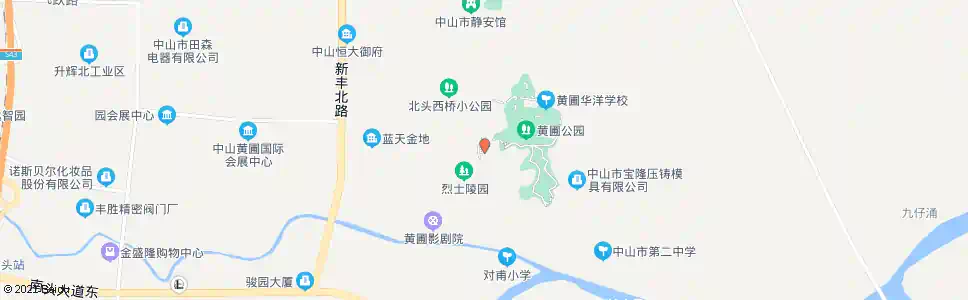 中山报恩禅寺_公交站地图_中山公交_妙搜公交查询2025