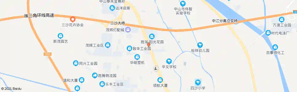 中山乐丰路2_公交站地图_中山公交_妙搜公交查询2025