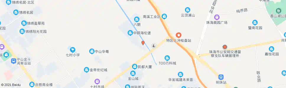 中山海伦堡幼儿园_公交站地图_中山公交_妙搜公交查询2025