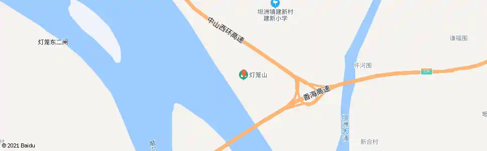 中山灯笼水闸_公交站地图_中山公交_妙搜公交查询2025