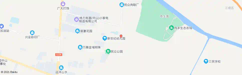 中山民众医院_公交站地图_中山公交_妙搜公交查询2025