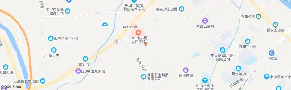 中山裕洲路_公交站地图_中山公交_妙搜公交查询2025