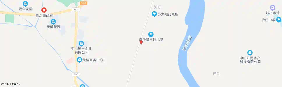 中山丰联村委会_公交站地图_中山公交_妙搜公交查询2025