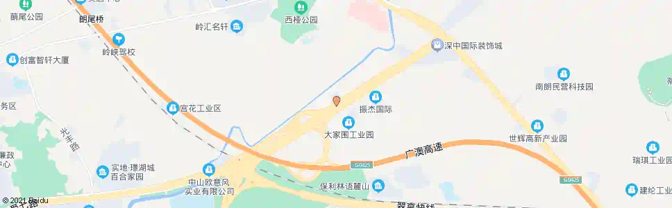中山交警高速大队_公交站地图_中山公交_妙搜公交查询2025