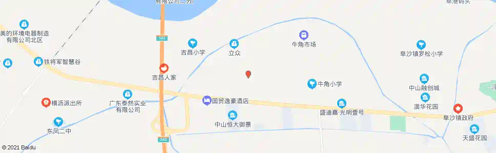 中山七姓祠河_公交站地图_中山公交_妙搜公交查询2025