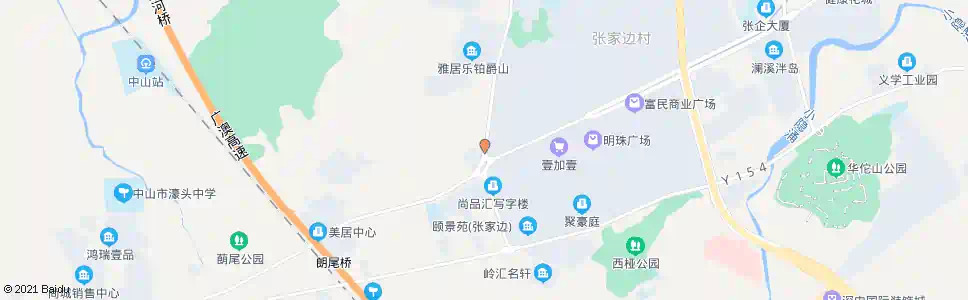中山张家边路口_公交站地图_中山公交_妙搜公交查询2025