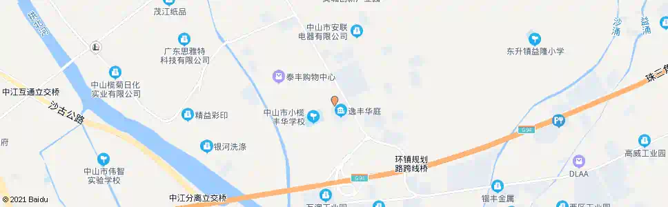 中山怡生工业区_公交站地图_中山公交_妙搜公交查询2025