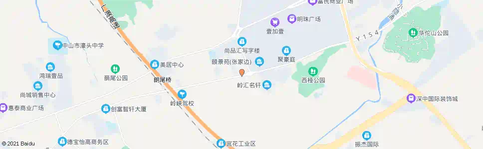 中山大岭_公交站地图_中山公交_妙搜公交查询2025