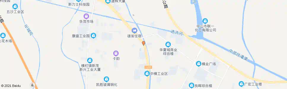 中山横栏邮电分局_公交站地图_中山公交_妙搜公交查询2025