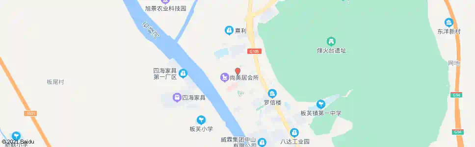 中山金芙花园_公交站地图_中山公交_妙搜公交查询2025