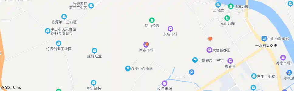 中山新市_公交站地图_中山公交_妙搜公交查询2025