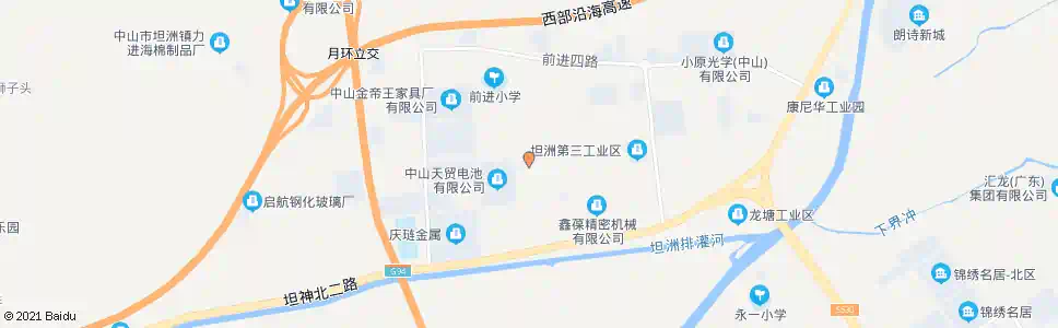 中山申堂二路北_公交站地图_中山公交_妙搜公交查询2025