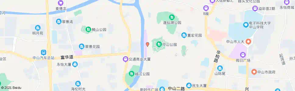 中山凤鸣路_公交站地图_中山公交_妙搜公交查询2025
