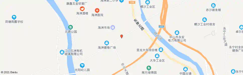 中山海洲市场路口_公交站地图_中山公交_妙搜公交查询2025