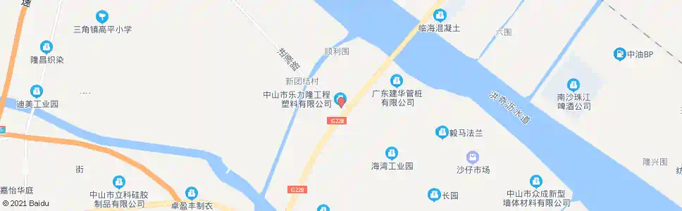 中山新团结村_公交站地图_中山公交_妙搜公交查询2025