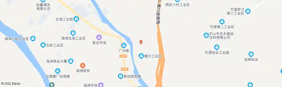 中山古三工业大道东_公交站地图_中山公交_妙搜公交查询2025