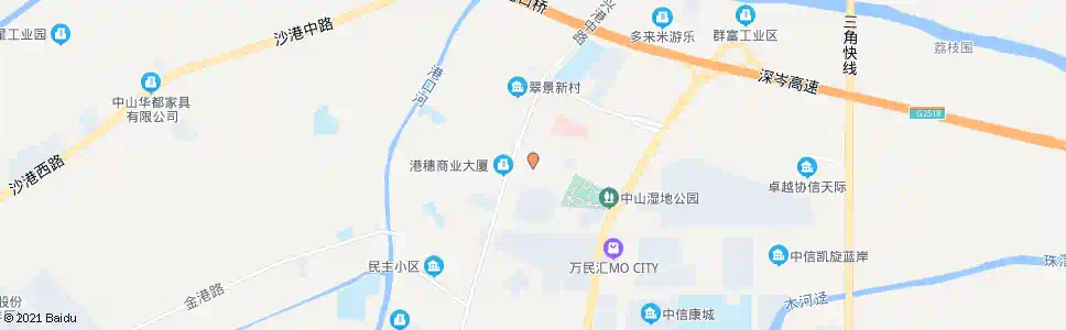中山港口镇政府_公交站地图_中山公交_妙搜公交查询2025