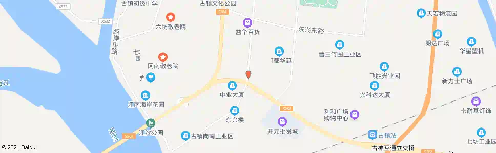 中山横古路口_公交站地图_中山公交_妙搜公交查询2025
