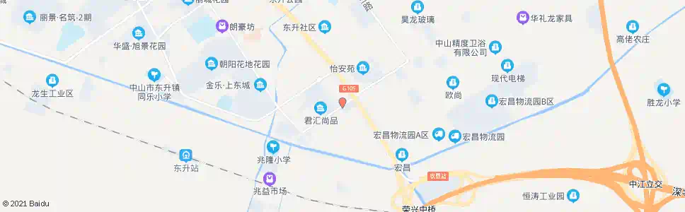 中山东方景翠居_公交站地图_中山公交_妙搜公交查询2025