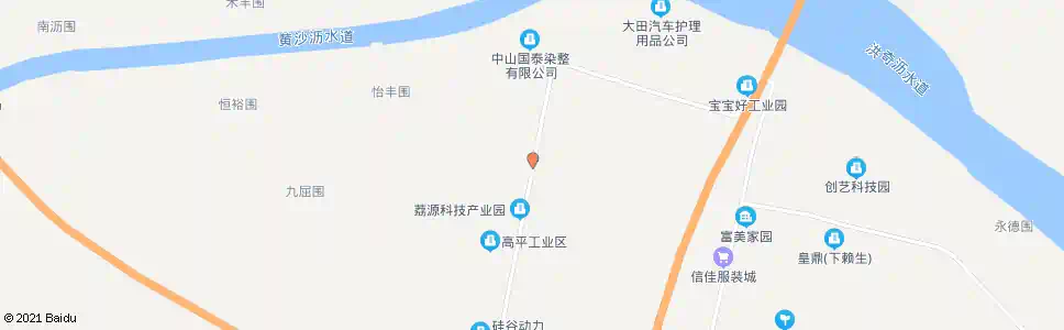 中山福泽三街_公交站地图_中山公交_妙搜公交查询2025