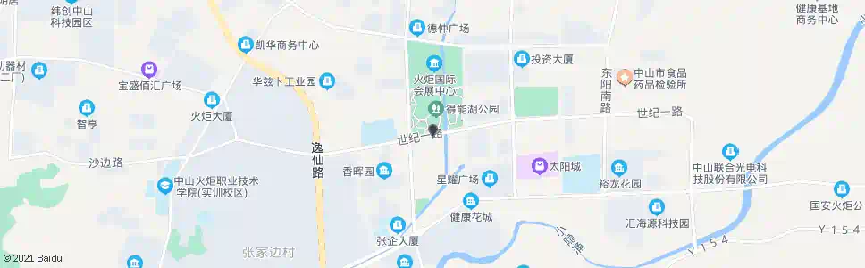 中山得能湖南门_公交站地图_中山公交_妙搜公交查询2025