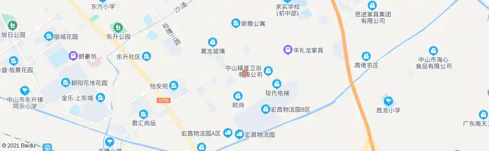 中山百安路跨线桥_公交站地图_中山公交_妙搜公交查询2025