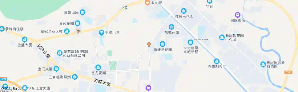 中山平东村委会_公交站地图_中山公交_妙搜公交查询2025