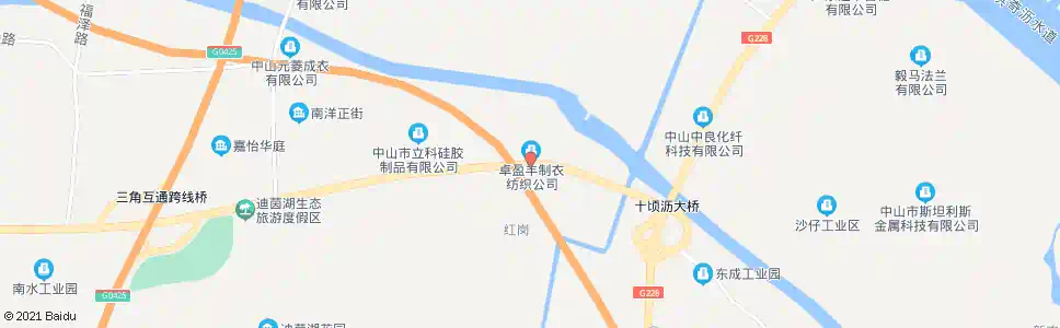 中山三角香蕉市场_公交站地图_中山公交_妙搜公交查询2025
