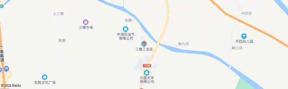 中山三墩工业区_公交站地图_中山公交_妙搜公交查询2025