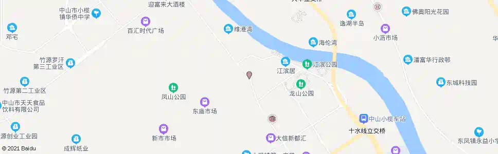 中山民安中路一_公交站地图_中山公交_妙搜公交查询2025