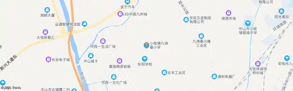 中山九洲基小学_公交站地图_中山公交_妙搜公交查询2025