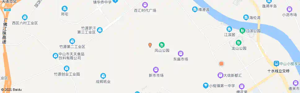 中山深巷路_公交站地图_中山公交_妙搜公交查询2025