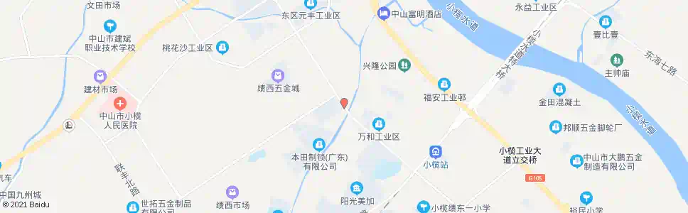 中山民安南路_公交站地图_中山公交_妙搜公交查询2025