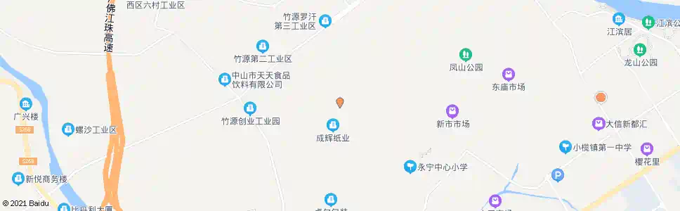 中山洪联路_公交站地图_中山公交_妙搜公交查询2025