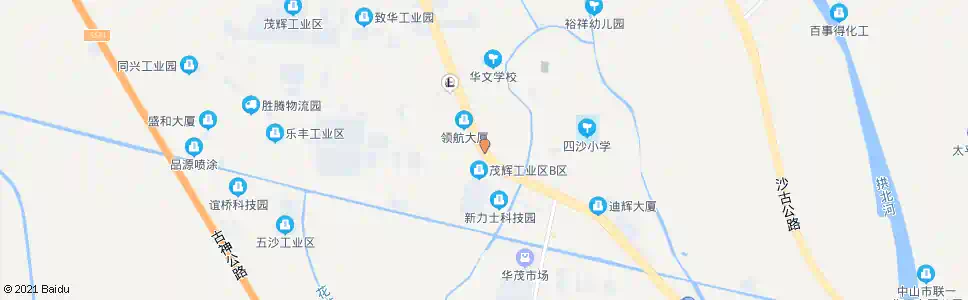 中山茂辉工业区_公交站地图_中山公交_妙搜公交查询2025
