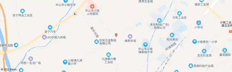 中山庆丰花园_公交站地图_中山公交_妙搜公交查询2025