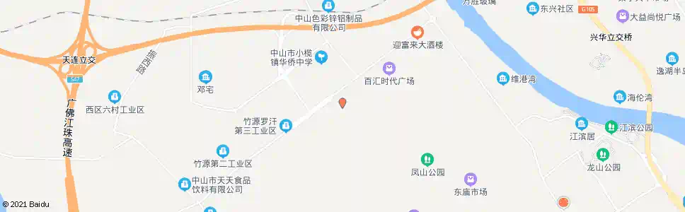 中山宝源综合市场_公交站地图_中山公交_妙搜公交查询2025