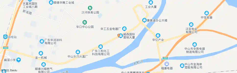中山大岑永昌路口_公交站地图_中山公交_妙搜公交查询2025