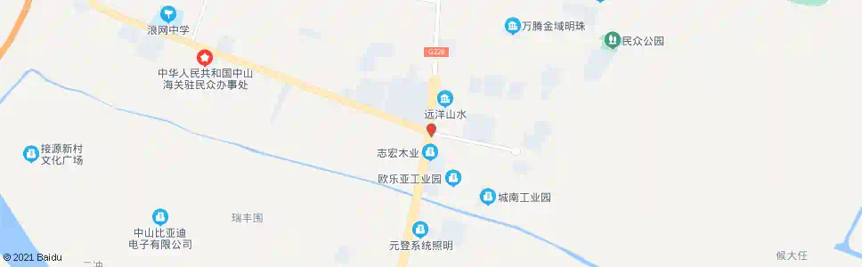 中山民众大道南_公交站地图_中山公交_妙搜公交查询2025