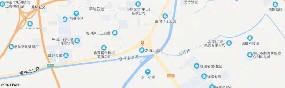 中山龙塘_公交站地图_中山公交_妙搜公交查询2025