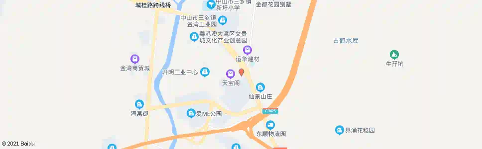 中山华财古玩城_公交站地图_中山公交_妙搜公交查询2025
