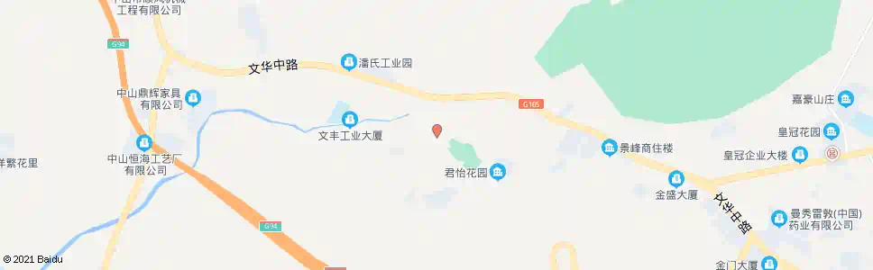 中山碧华公园_公交站地图_中山公交_妙搜公交查询2025