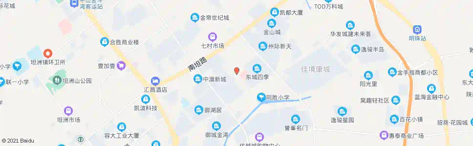 中山坦洲南华医院_公交站地图_中山公交_妙搜公交查询2025
