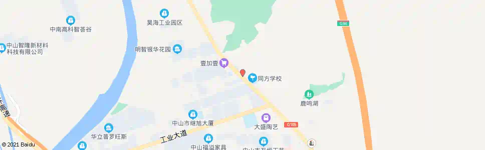 中山白溪_公交站地图_中山公交_妙搜公交查询2025