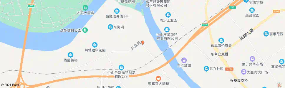 中山福龙路口_公交站地图_中山公交_妙搜公交查询2025