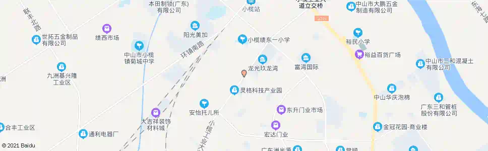 中山小榄车检站_公交站地图_中山公交_妙搜公交查询2025