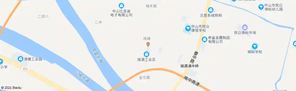 中山接源市场_公交站地图_中山公交_妙搜公交查询2025