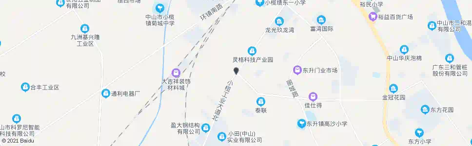 中山燎原路口_公交站地图_中山公交_妙搜公交查询2025