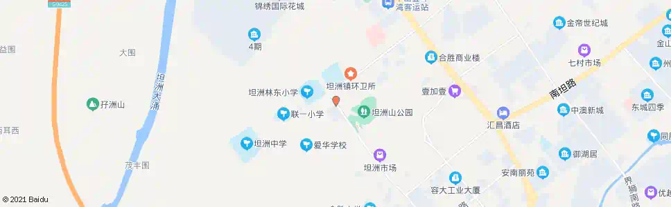 中山坦洲理工学校_公交站地图_中山公交_妙搜公交查询2025