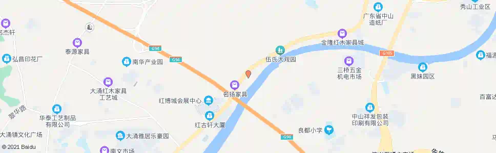 中山远扬红木批发市场_公交站地图_中山公交_妙搜公交查询2025